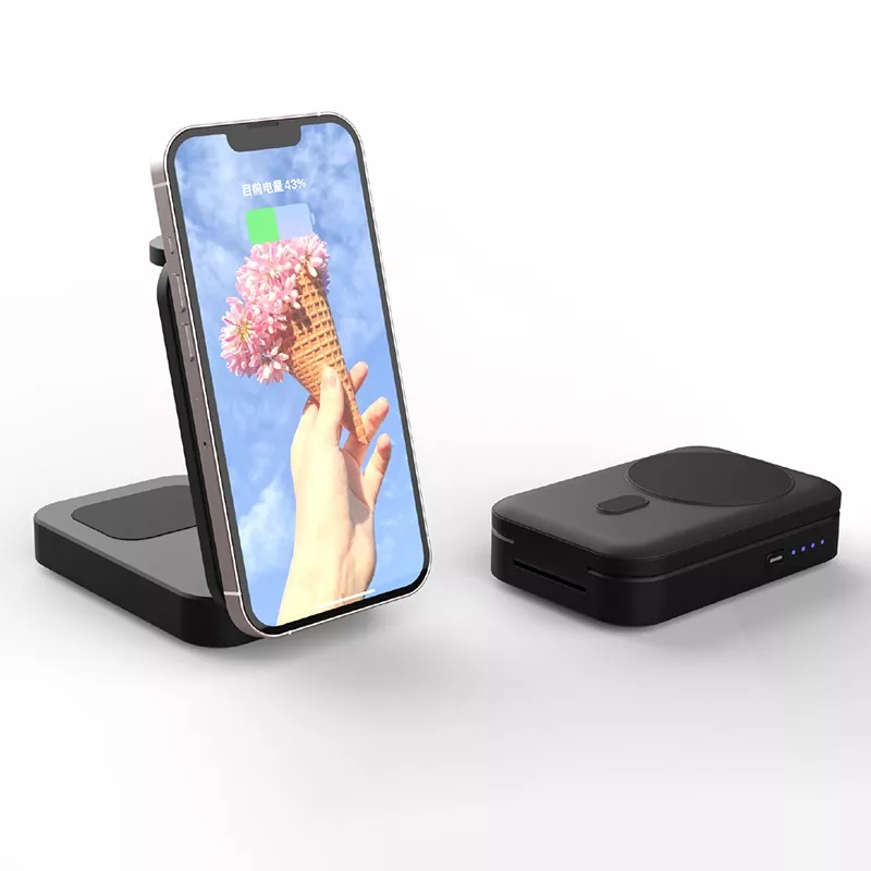 Caricabatterie wireless pieghevole 3 in 1